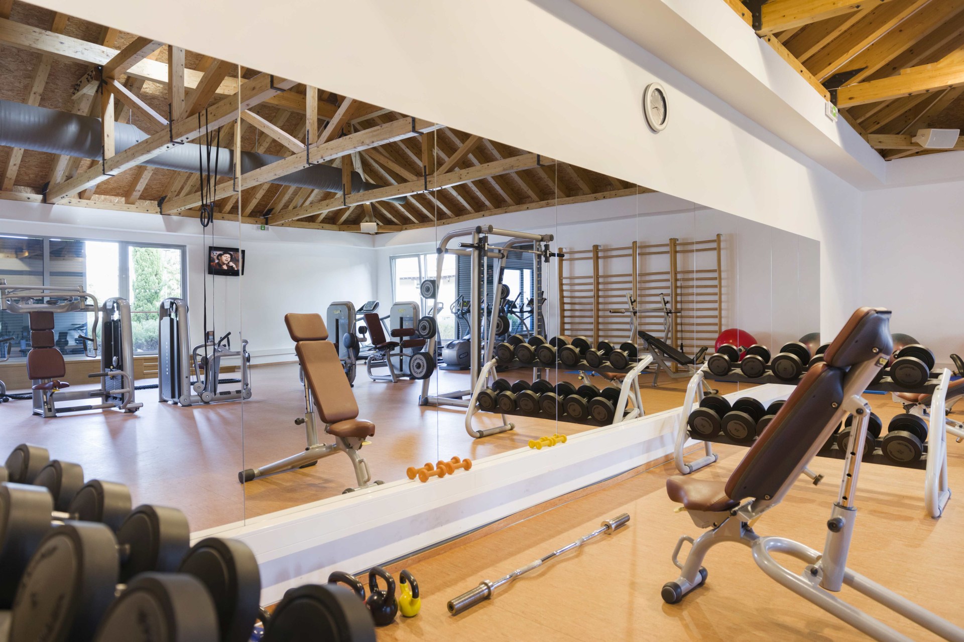 Innenansicht des Fitnessstudios im Sun Gardens Dubrovnik